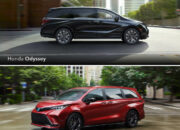 2025 Minivan Cargo Comparison – Sienna vs Odyssey vs Carnival