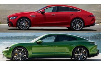 Mercedes-AMG GT 63 vs Porsche Taycan Turbo – 4-Door EV vs Gas