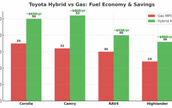 Toyota Sienna Hybrid – Long-Term Fuel Savings Calculation
