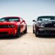 Ford Mustang GT vs Dodge Challenger R/T – V8 Muscle War
