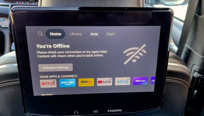 Chrysler Pacifica Pinnacle – Rear Seat Entertainment with Amazon Fire TV