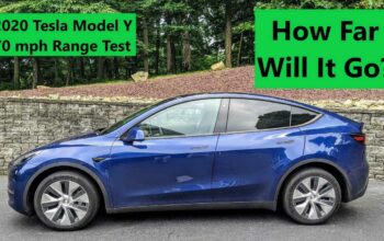 Tesla Model Y Long-Range Highway Range Test (70 mph)