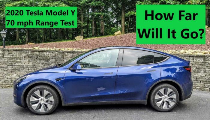Tesla Model Y Long-Range Highway Range Test (70 mph)